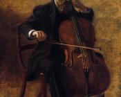 托马斯伊肯斯 - The Cello Player